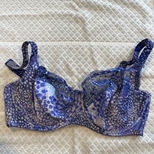 FANTASIE Nicola Underwire Side Support Bra 2752 Purple Blue 32E